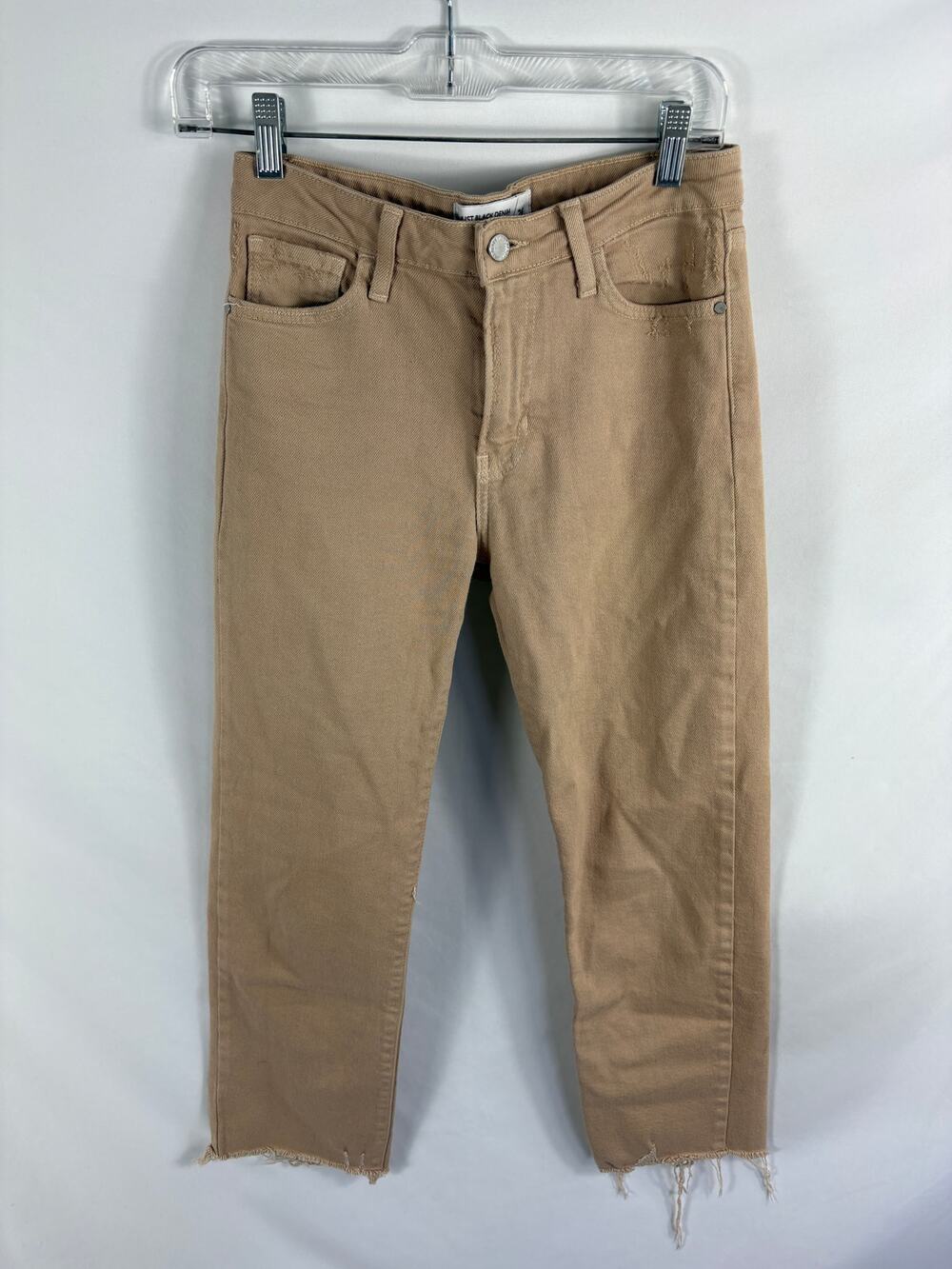 Just Black Denim Brown Cutoff Ankle Jean Size 26